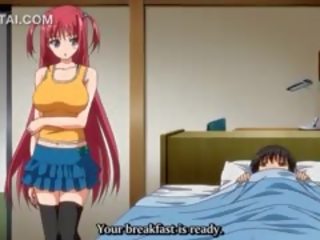 Hentai sixtynine với pleasant tóc đỏ trẻ phái nữ