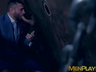Businessman analfucked at grandness hole