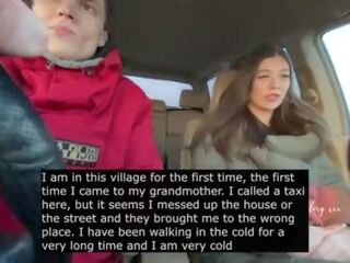 Szpiegowanie aparat fotograficzny prawdziwy rosyjskie robienie loda w samochód z conversations