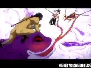 Hentai cô gái được tua fucked lược