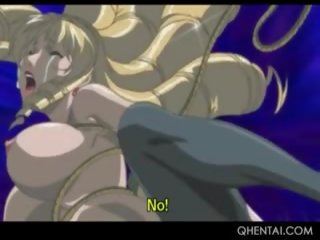 Hentai trẻ phụ nữ ngủ được cô ấy ít ass đập tan và cums